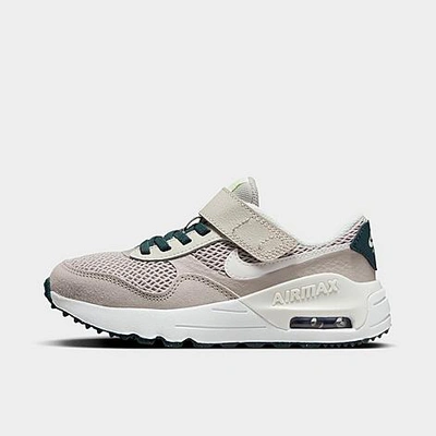 Shop Nike Little Kids' Air Max Systm Casual Shoes In Light Iron Ore/sea Glass/blue Tint/summit White