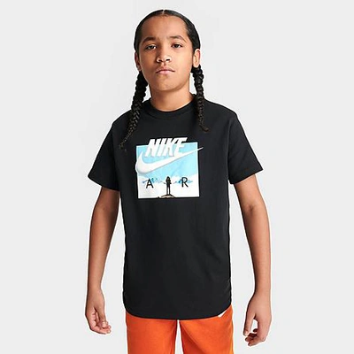 Shop Nike Kids' Sportswear Air Photo T-shirt In Black