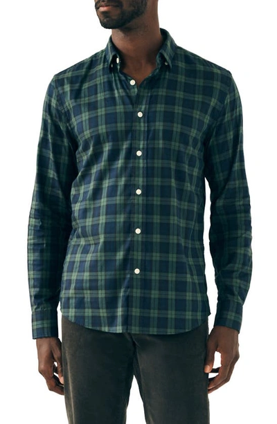Shop Faherty The Movement Plaid Button-up Shirt In Blackwatch Plaid