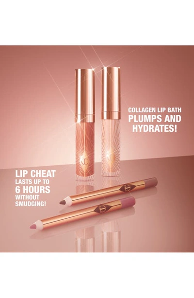 Shop Charlotte Tilbury Glossy Lip Duo $28 Value In Fresh Pink