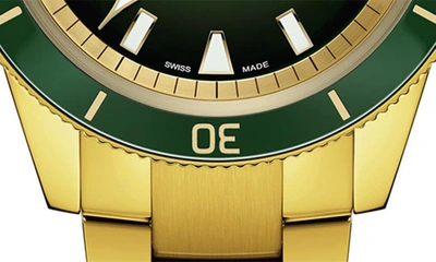 Shop Rado Captain Cook Automatic Bracelet Watch, 37mm In Green