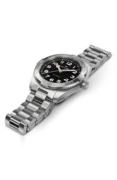 Shop Hamilton Khaki Field Expedition Automatic Bracelet Watch, 41mm In Black