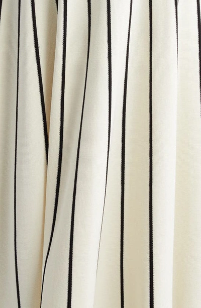 Shop Zimmermann Matchmaker Stripe Tank Sweater Dress In Cream/ Black