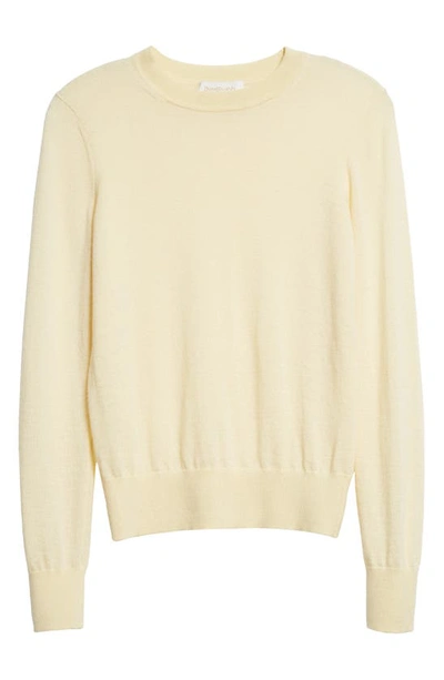 Shop Zimmermann Classic Cashmere Sweater In Lemon