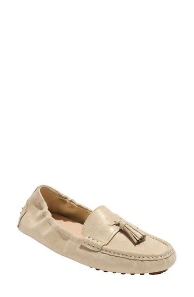 Shop Jack Rogers Bedon Tassel Driving Loafer In Platinum