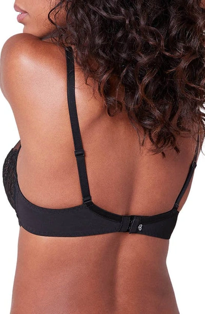 Simone Perele Embroidered Full Cup Plunge Bra In Black