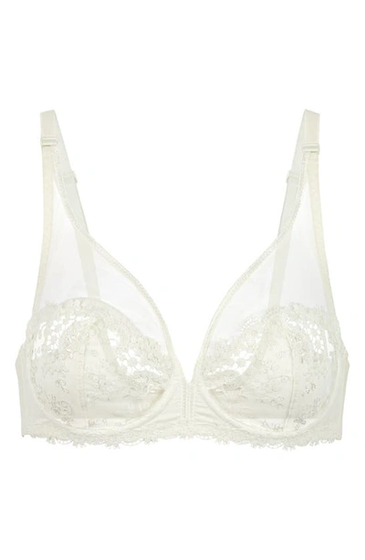 Shop Simone Perele Wish Underwire Plunge Bra In Ivory