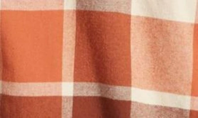 Shop Rip Curl Pacific Dreams Cotton Flannel Shirt In Cinnamon