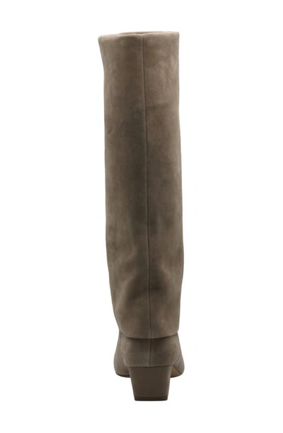 Shop Charles By Charles David Perez Knee High Wedge Boot In Truffle-ks