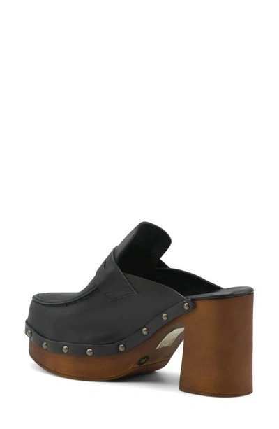 Charles By Charles David Xtra Platform Penny Loafer Mule In Black-le