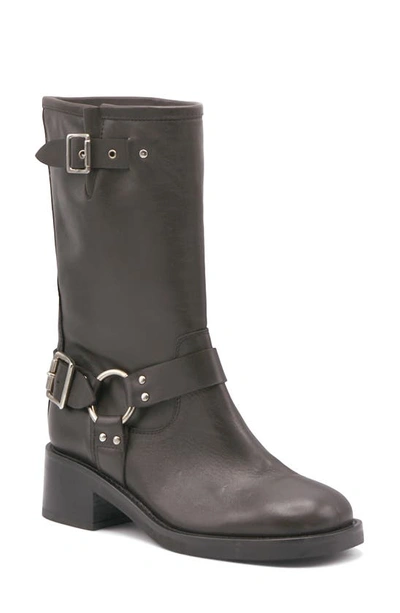 Shop Charles By Charles David Micki Moto Boot In Dk Brown-le