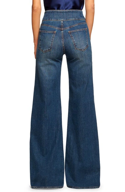 Shop Ramy Brook Liv Wide Leg Jeans In Medium Wash