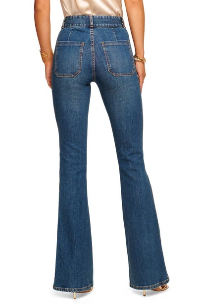 Shop Ramy Brook Mase High Waist Bootcut Sailor Jeans In Medium Wash