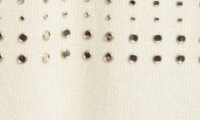Shop Ramy Brook Celine Long Sleeve Sweater Dress In Ivory