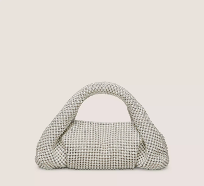 Shop Stuart Weitzman The Moda Pearl Mini Tote Handbags In Natural