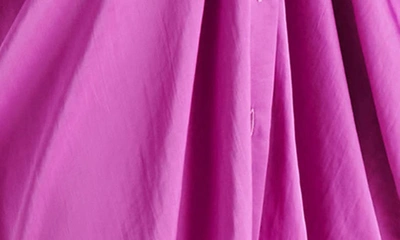 Shop Steve Madden Sula Long Sleeve Shirtdress In Magenta Purple