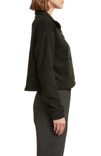 Shop Picture Organic Clothing Tilite Quarter Zip Fleece Top In Black