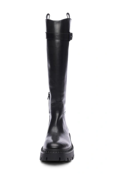 Shop Ash Galaxy Lug Riding Boot In Black