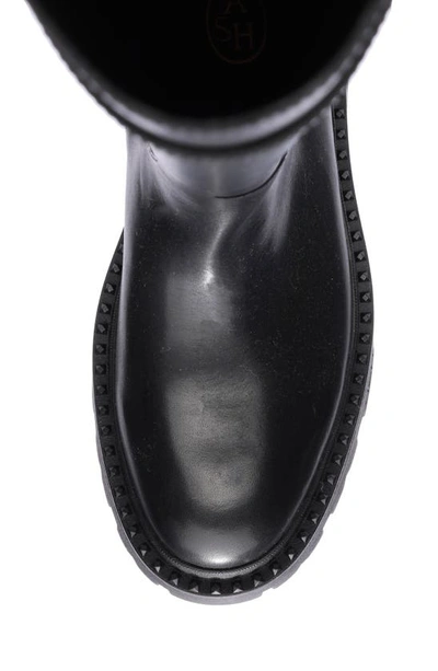 Shop Ash Galaxy Lug Riding Boot In Black