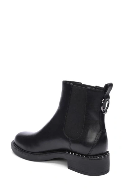 Ash Fancy Studded Chelsea Boot In Black