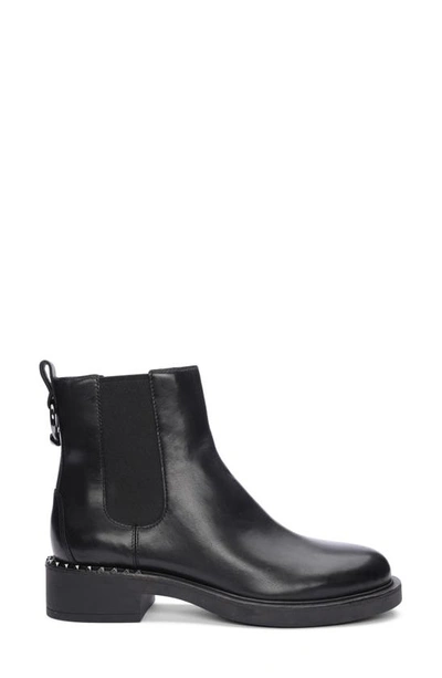 Ash Fancy Studded Chelsea Boot In Black