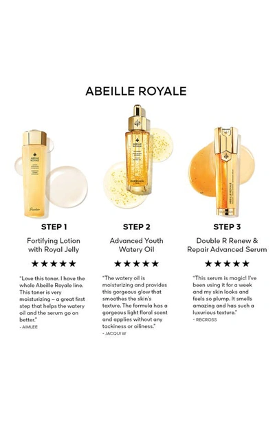 Shop Guerlain 3-piece Abeille Royale Bestsellers Lotion, Watery Oil & Serum Set