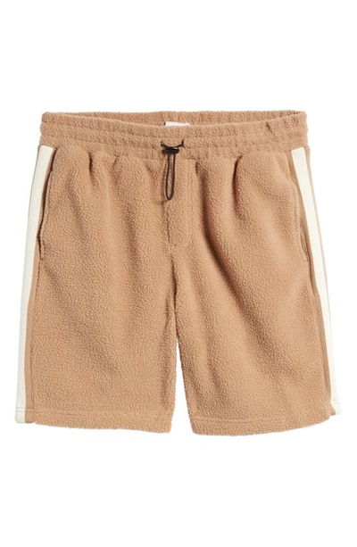 Shop Bp. High Pile Fleece Sweat Shorts In Tan Amphora