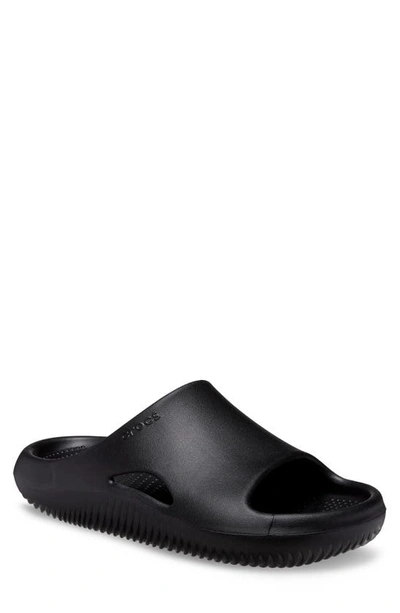 Shop Crocs Mellow Slide Sandal In Black