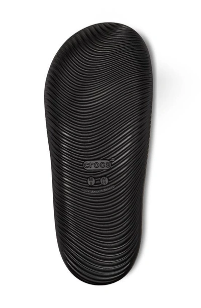 Crocs Mellow Recovery Waterproof Slide Sandal In Black