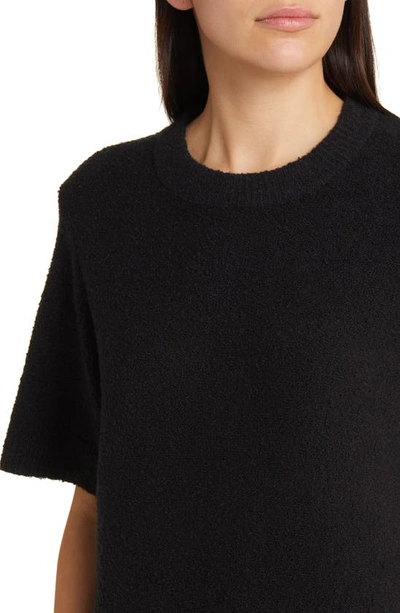 Shop Treasure & Bond Bouclé Midi Sweater Dress In Black