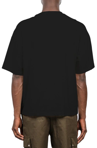Shop D.rt Collage Cotton Graphic T-shirt In Black