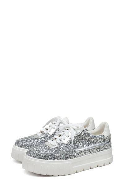 Shop Lisa Vicky Pal Platform Sneaker In Silver