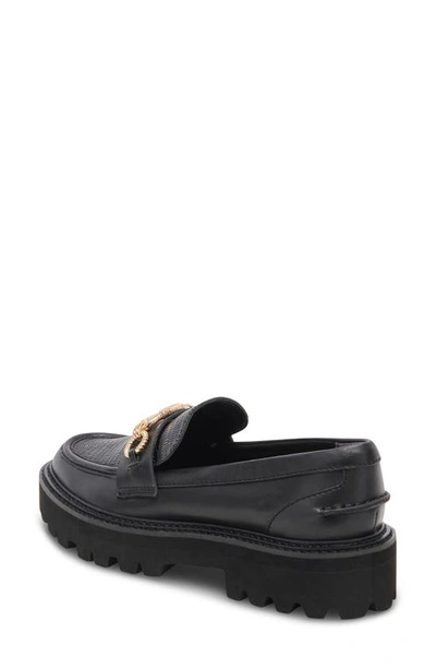 Shop Dolce Vita Mambo Platform Loafer In Black Multi Leather