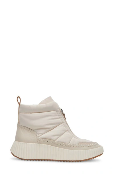 Shop Dolce Vita Devlin High Top Platform Sneaker In Ivory Nylon