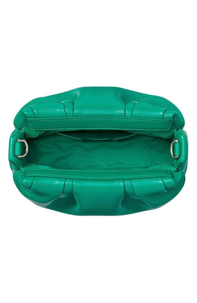 Shop Kate Spade Souffle Smooth Leather Crossbody In Wintergreen