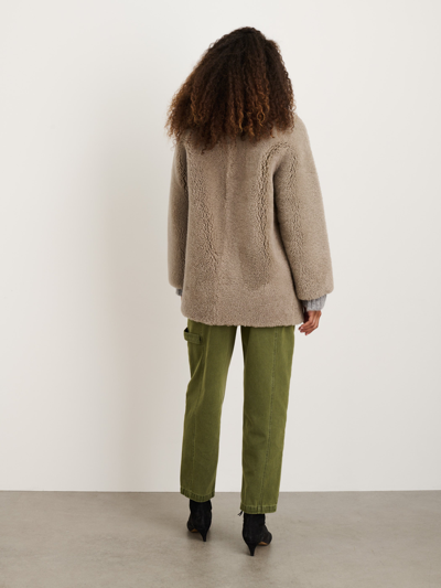 Alex Mill Owen Barry Mae Shearling Coat In Savannah