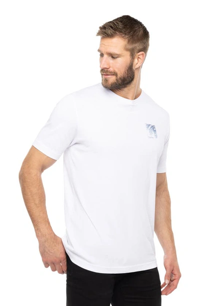 Shop Travismathew Melted Marg Graphic T-shirt In White