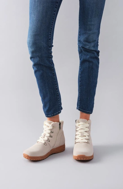 Propét Women's Demi Suede Ankle Booties In White