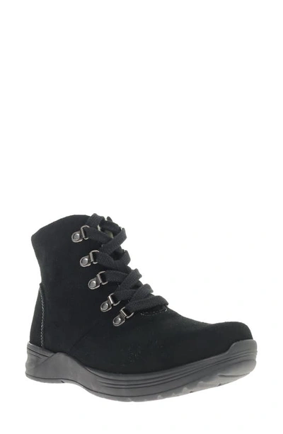 Propét Demi Womens Suede Sherpa Lined Winter & Snow Boots In Black