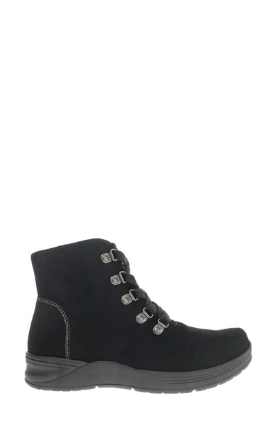Propét Demi Womens Suede Sherpa Lined Winter & Snow Boots In Black