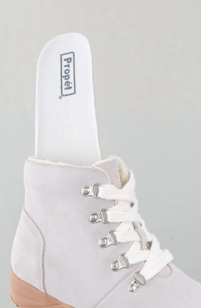 Propét Women's Demi Suede Ankle Booties In White