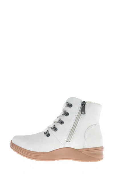 Propét Women's Demi Suede Ankle Booties In White