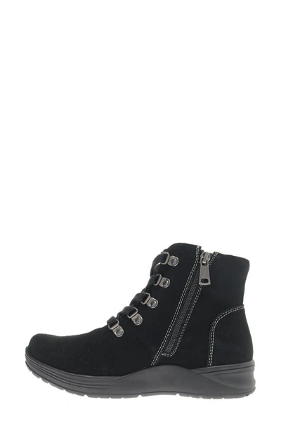 Propét Demi Womens Suede Sherpa Lined Winter & Snow Boots In Black