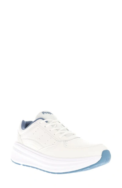 Shop Propét Ultima Sneaker In White/ Denim