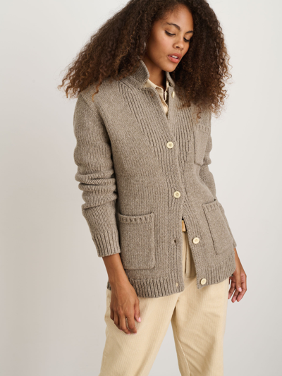 Shop Alex Mill Sabine Sweater In Merino Wool In Tiramisu