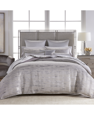 Hotel Collection Impasto Stone 3-pc. Duvet Cover Set, King, Exclusively At Macy's In Grey