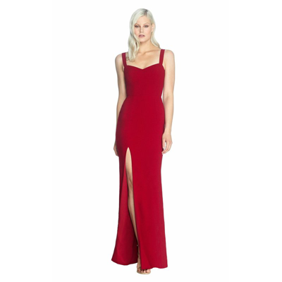 Shop Dress The Population Estella Gown In Red