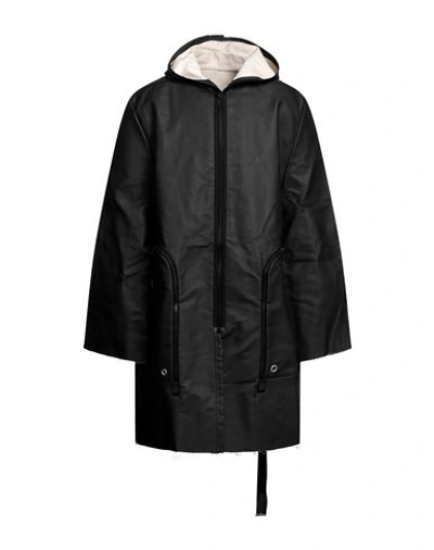 Shop Rick Owens Drkshdw Drkshdw By Rick Owens Man Overcoat & Trench Coat Black Size L Cotton
