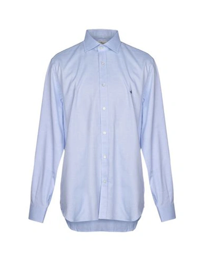 Shop Brooksfield Man Shirt Sky Blue Size 17 ½ Cotton