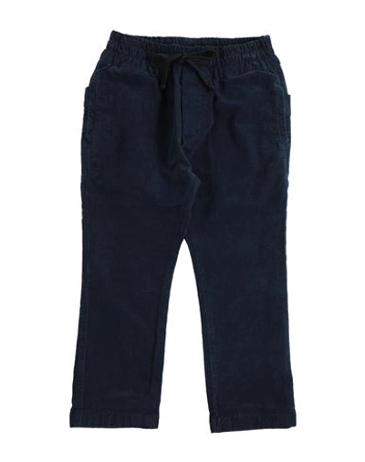 Shop Paolo Pecora Toddler Boy Pants Midnight Blue Size 6 Cotton, Elastane